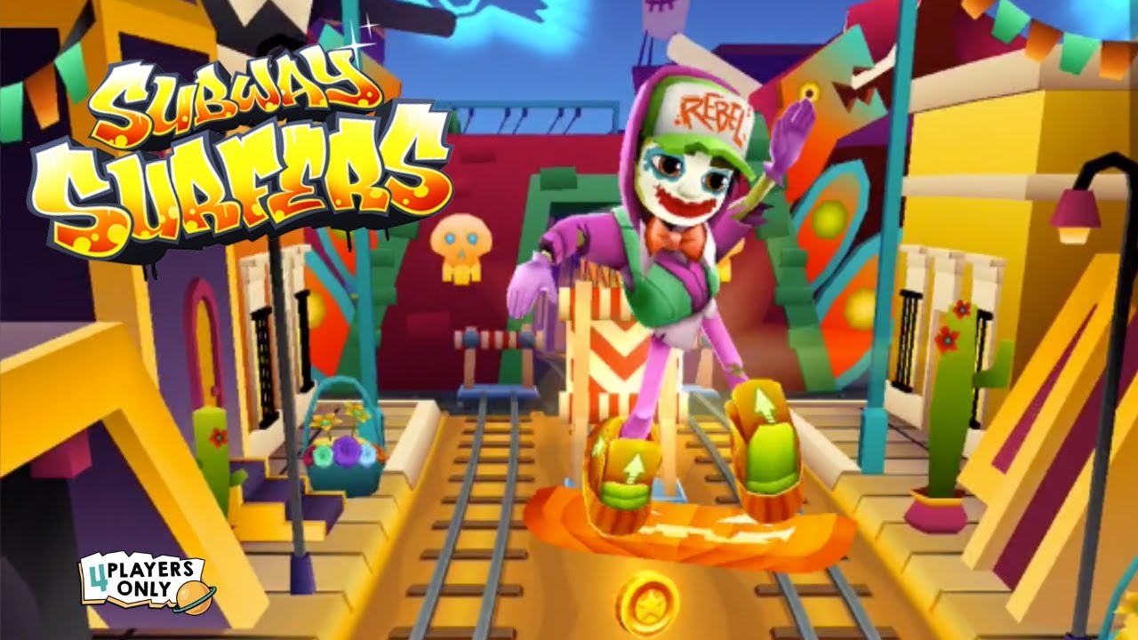Subway surfers Mexico Halloween - scarlett VS Manny ZOMBIE JAKE Zoe MIKE  Character Chinese version 
