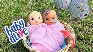 Baby alive newborn girls adoption story 😱