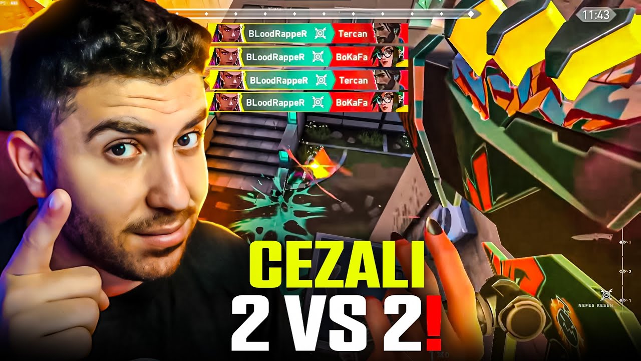 RAZE ULTİSİ 360 TRICKSHOT ATIYOR!! TERCANLA VP CEZALI DÜELLO!