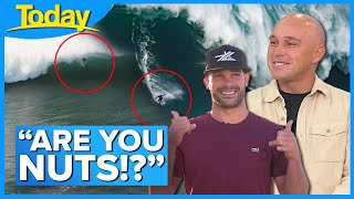 Daring surfers brave 12 metre monster waves at Sydney beaches | Today Show Australia