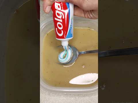 Смешайте лимонную кислоту с зубной пастой. ЭТО сработало ЛУЧШЕ, чем я думала! #советыдлядома