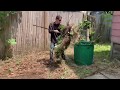 HOW TO CLEAN AN OVERGROWN YARD (TIMELAPSE)2019