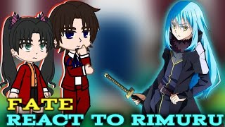 Fate masters react to rimuru as the new servant [ONESHOT] | GCRV