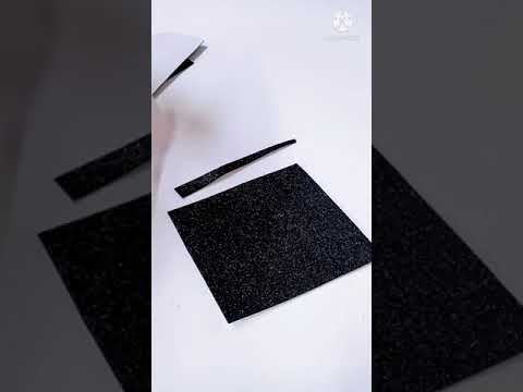 طريقة عمل قبعة تخرج من ورق ايبرو