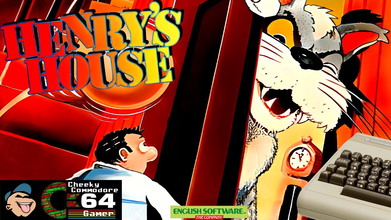 HENRY'S HOUSE – Commodore 64 (1984) | English Software’s Quirky Platformer Classic