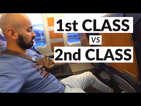 Vídeo: Diferença Entre Eurail Passes De Primeira E Segunda Classe