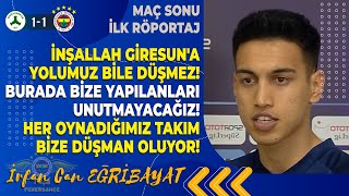 İNŞALLAH GİRESUN'A YOLUMUZ DAHİ DÜŞMEZ! | İRFAN CAN ERĞİBAYAT | GİRESUNSPOR Maçı Sonu Röportajı