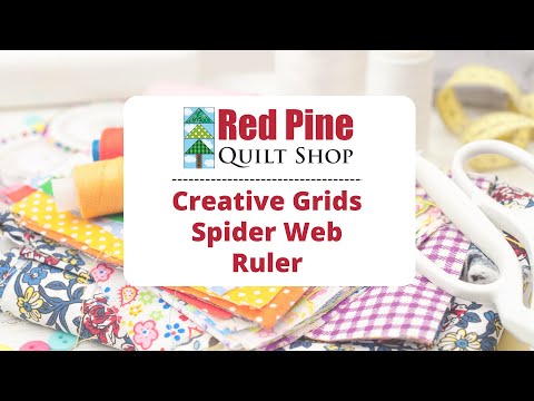 Creative Grids Spider Web Ruler