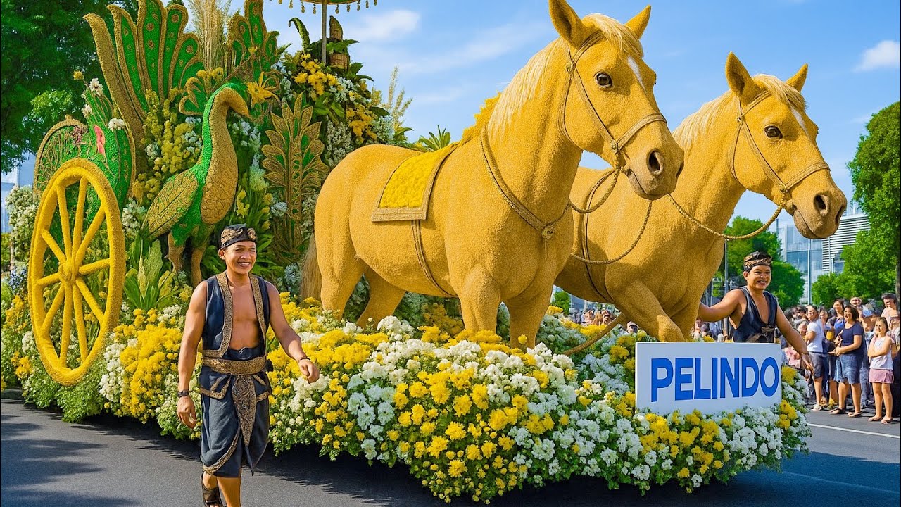 Parade bunga surabaya 2025,pawai surabaya,mobil hias bunga surabaya,pawai,parade,drumband surabaya