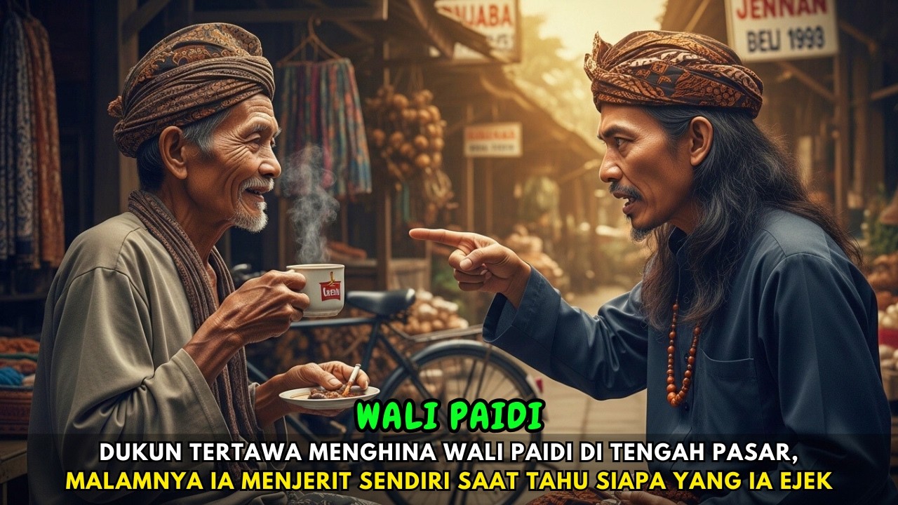 GEGER ‼️ Dukun Tertawa Menghina Wali Paidi di Tengah Pasar, Malamnya Ia Menjerit Sendiri