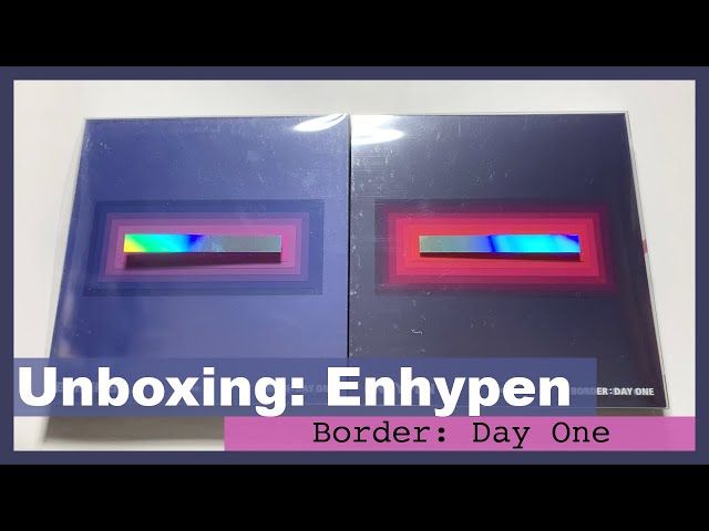 UNBOXING: Enhypen (엔하이픈) - Border: Day One - YouTube