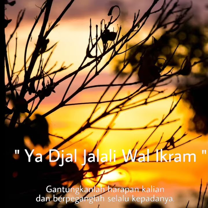 Story wA islam, senja ,damai
