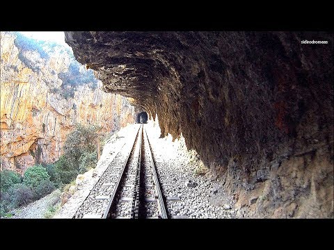 Driver's View... ODONTOTOS rack railway Diakofto - Kalavrita
