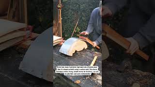 He Bent Solid Wood Like This?!