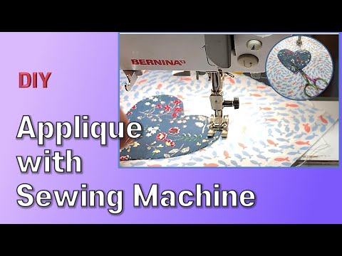 재봉틀로 아플리케 하는 방법 /How to do applique with sewing machine.#아플리케방법  #재봉꿀팁 #applique