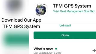 TFM GPS System App Function (Geofence) screenshot 2