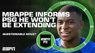 UNNECESSARY‼ Kylian Mbappe's letter to PSG is an attention-seeking move! - Craig Burley | ESPN FC