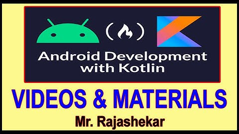 Android 14 by Using Kotlin | 25.Registration form creation using material design & Registration