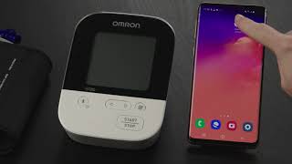 OMRON connect US/CAN App Samsung Galaxy S10 Pairing Instructional Video screenshot 4