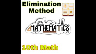 10Th Class Math Solution Elimination Method S K Raina Lovely Hands.