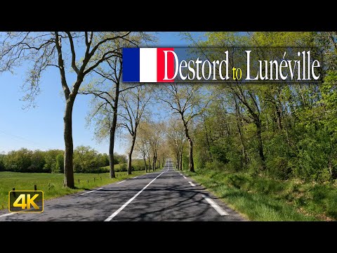 Driving the country roads from Destord to Lunéville in northeastern France 🇫🇷