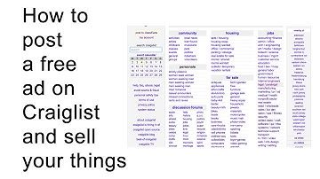 How to post ads on Craigslist
