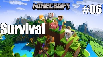 Minecraft PE Survival |Exploring a massive cave |  #06 (no commentary)