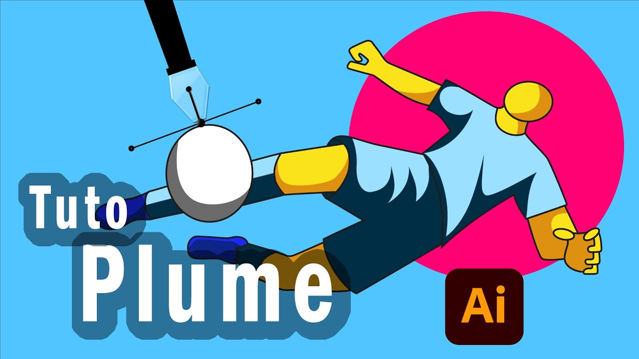 Comment dessiner à la plume avec Illustrator [tuto Illustrator]