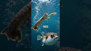 Mantis Shrimp vs. Pufferfish | #shorts