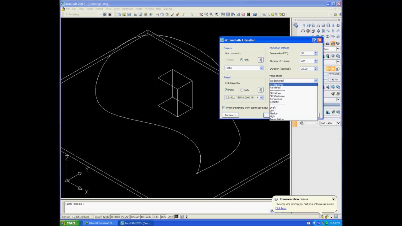 Cara Membuat Animasi Video Dengan Mengunakan AUTOCAD YouTube