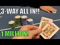 We&#39;ve Got KINGS! One Million+ Three-Way ALL IN!! Day 3 Of WPT World Championship! Vlog Ep 292