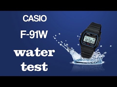 Video: Adakah Casio f91w kalis air?