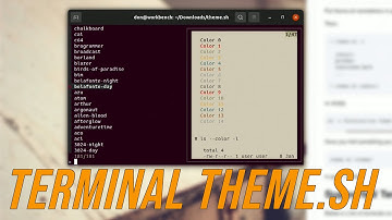 Theming your Terminal with Theme.sh