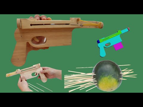 How to make a gun,free template - YouTube