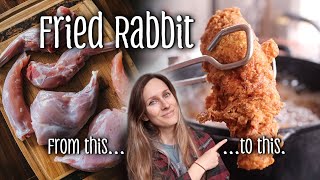 FRIED RABBIT Recipe  Farm to Table Dinner