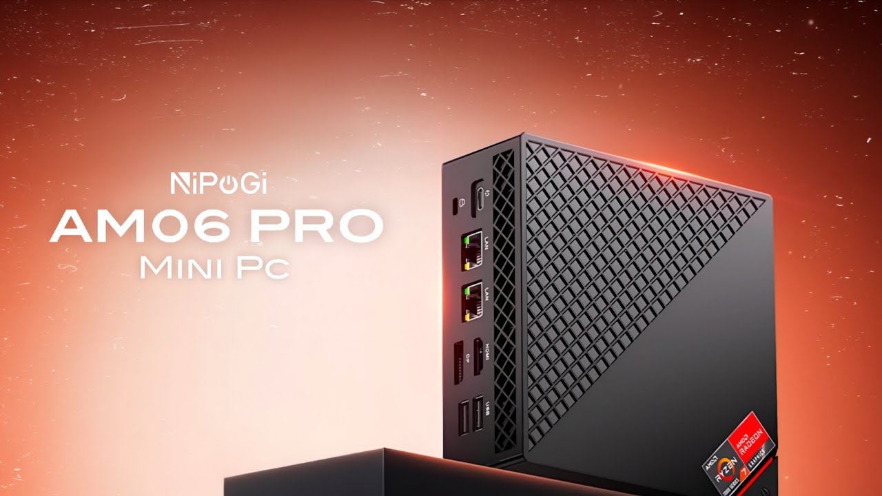 NiPoGi AM06PRO ミニPC 32GB RAM 512GB This Ryzen 7 Mini PC at This Price! | NiPoGi AM06 Pro - YouTube