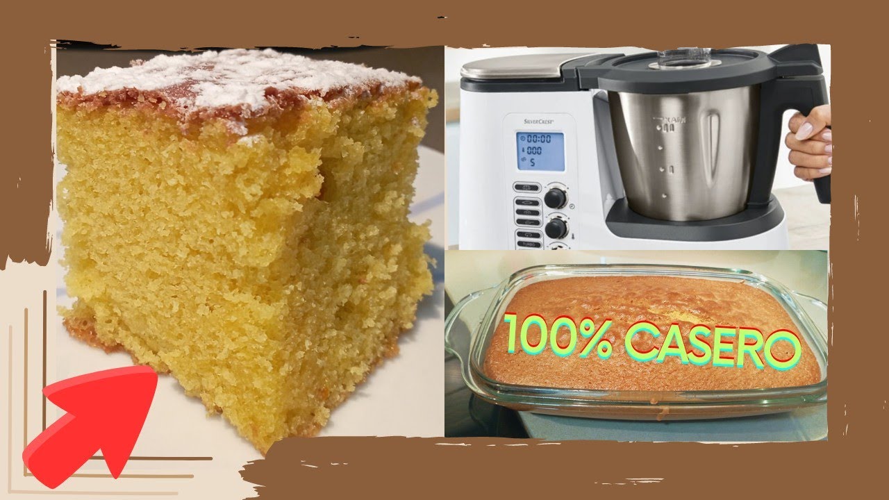 Bizcocho de yogur fácil y rápido 1-2-3 con Monsieur Cuisine