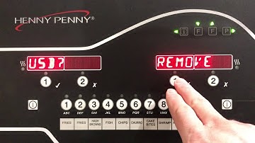 Henny Penny Evolution Elite - Logboek op USB zetten