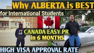 CANADAPR IN 6 MONTHSINTERNATIONAL STUDENTS MUST WATCHALBERTA IS BEST FOR STUDENTS #canada