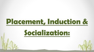 Part - 1 | CH - 7 | Placement, Induction & Socialization | For BCom (P and H), NCWEB, SOL students.