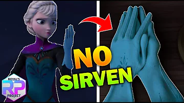 ¿Por qué lleva guantes Elsa?