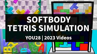 Softbody Tetris Simulation Compilation | 2023 Videos | you28