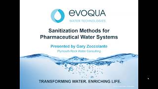 Sanitization Methods for Pharmaceutical Water Systems