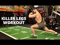 35 Min Killer Home LEG Workout (Follow Along No Equipment ) Warrior 8 - Day 6