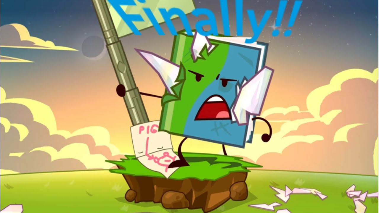 [BFDIA 23 SPOILERS, made by @BFDI] Book finally wins immunity!(On her ...