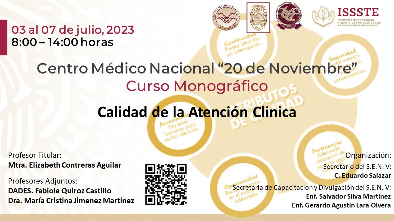 Curso Monográfico de Calidad de la Atención Clinica