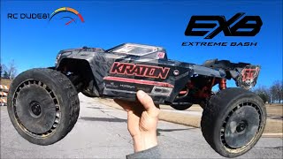 NEW ARRMA Kraton EXB 6s RTR Insane Freestyle Bash and MOON Launches!🚀🚀