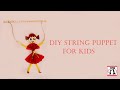 | art art|diy string/hand puppet for kids|how to make string puppet|diy string  puppet at home