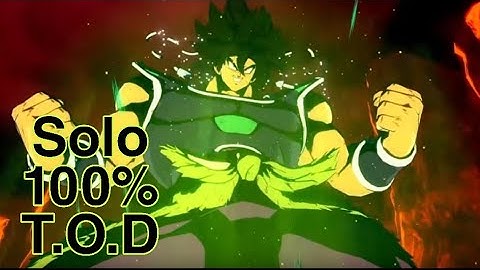 DBFZ: Broly DBS 100% Solo T.O.D