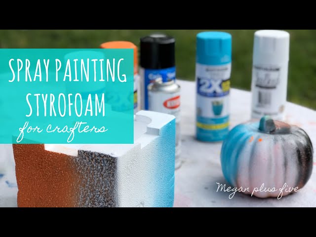 How to Spray Paint Craft Foam – Inspire-Create